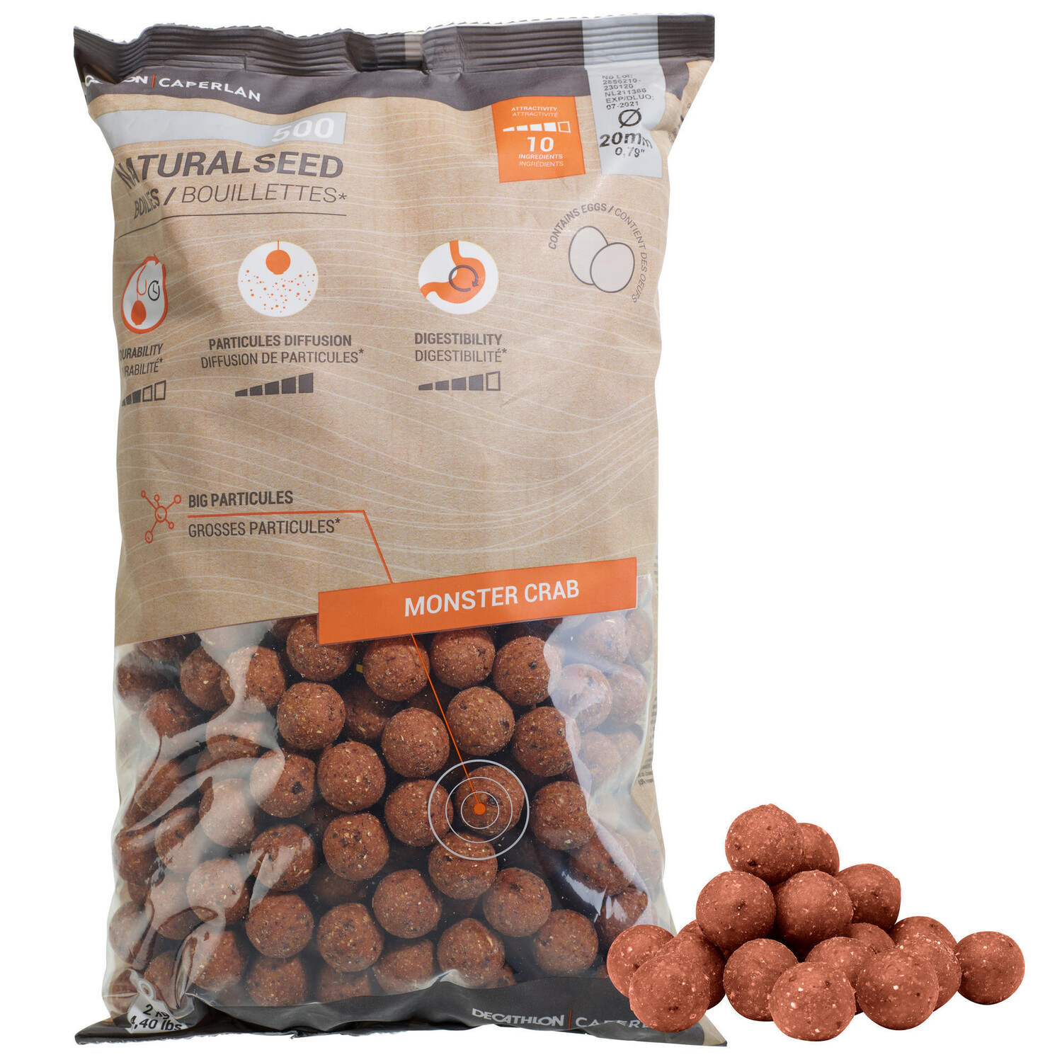 

Бойлы Naturalseed Hemp/Tiger Nut 28мм 2кг CAPERLAN