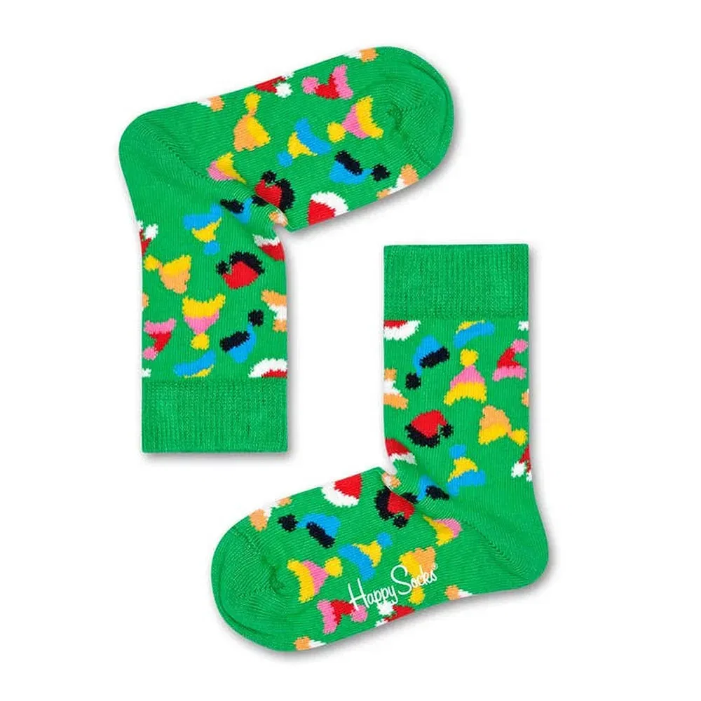 Носки Happy Socks Santas Hat, зеленый