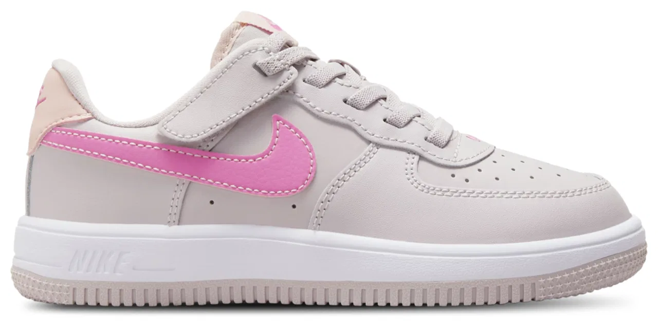 Кроссовки для мальчиков Air Force 1 Low EasyOn Nike, цвет Platinum Violet/Arctic Orange/Pinksicle