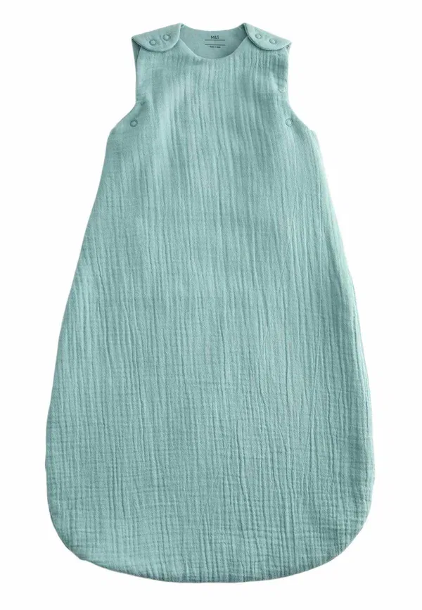Детский спальный мешок хлопковый 1.5 tog Sleeping Bag Marks & Spencer, Aqua, аквамарин