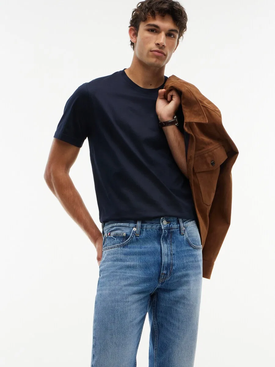 Джинсы TOMMY HILFIGER Regular Jeans 'DOVER' синего цвета — фото 4
