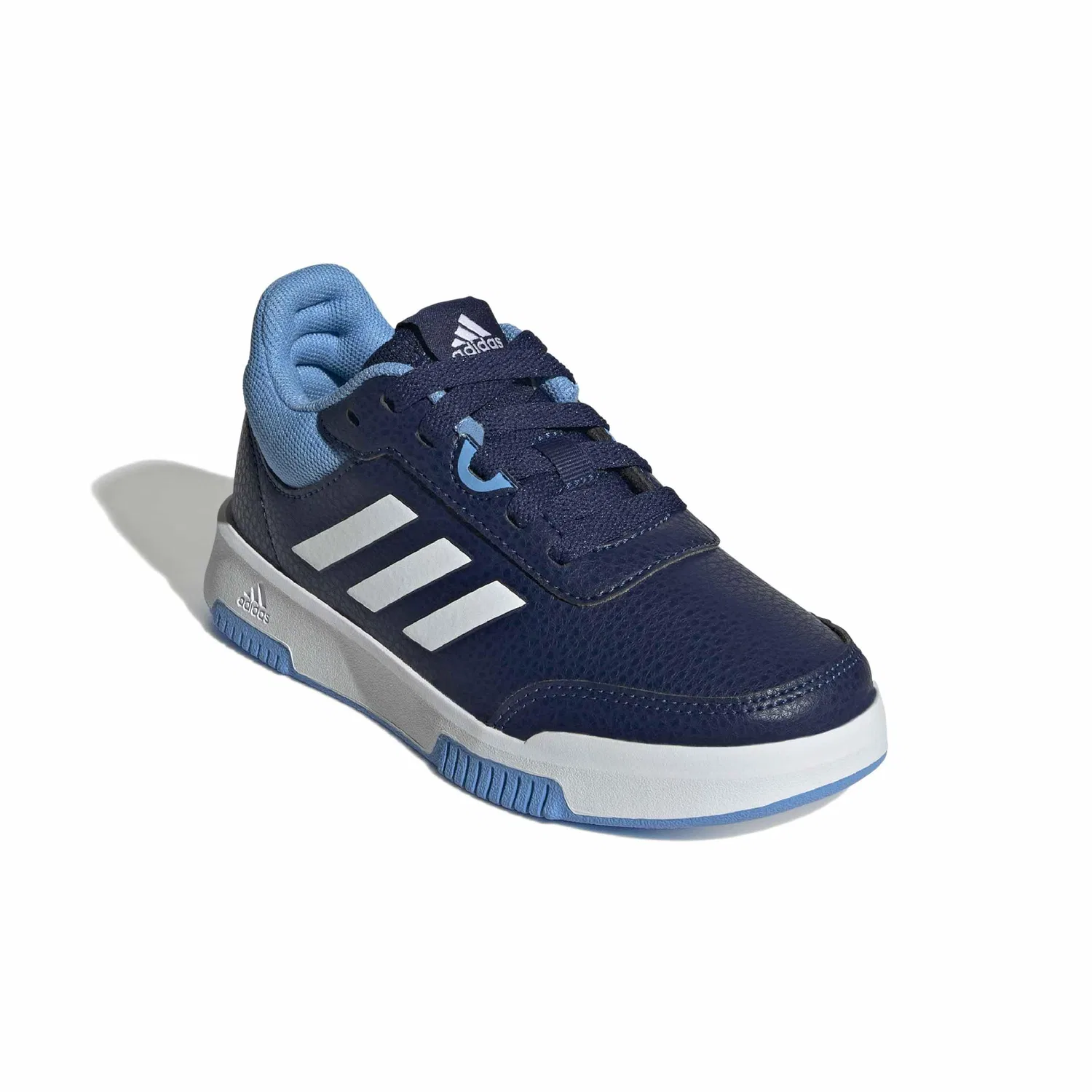 Детские кроссовки для мальчиков с закрытой шнуровкой Tensaur Sport 2.0k Sneaker Unisex Kids Adidas, Dark Blue Cloud White Blue Burst — фото 4