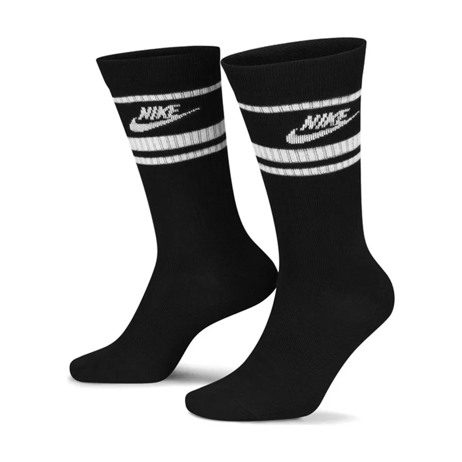 Носки спортивные с принтом Nike Everyday, Черный