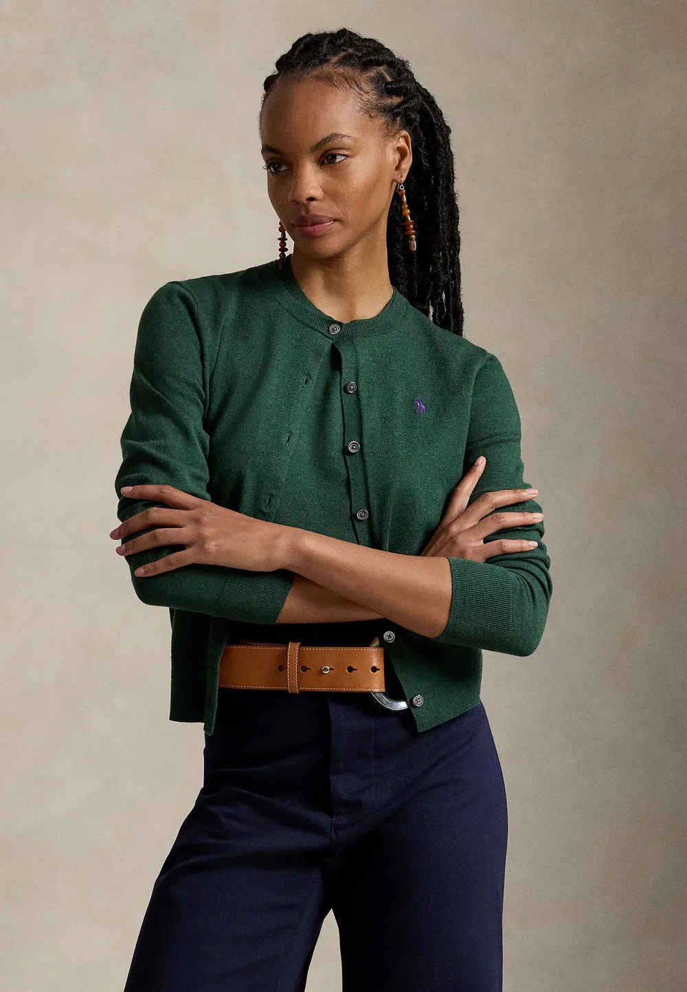 Кардиган с длинным рукавом - кардиган Polo Ralph Lauren, Scotch Pine Heather