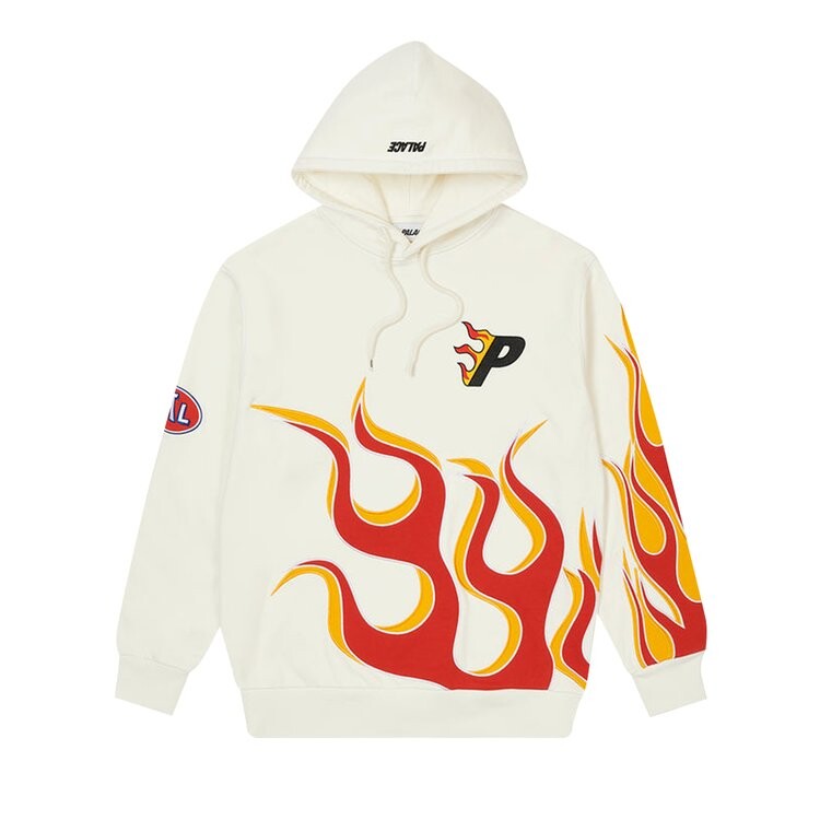 

Толстовка Palace Flame Hood 'White', белый