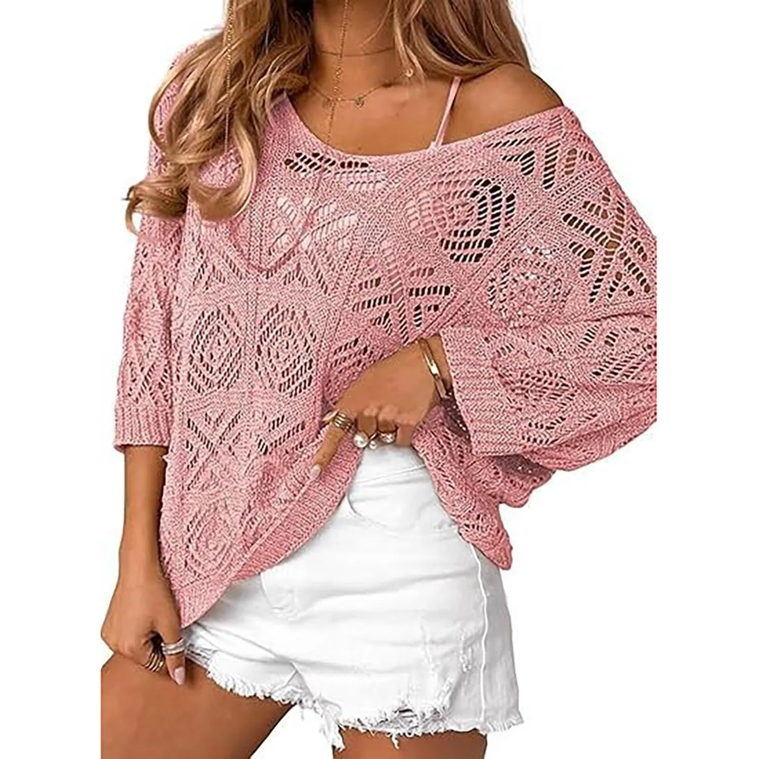Женская туника с принтом Hippie Tunic, Rosa