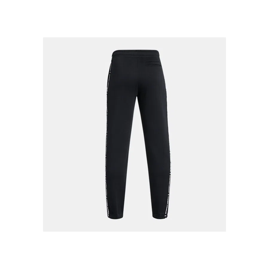 Спортивные штаны из футера с флисовой подкладкой UA Icon Fleece Jogger Taping Under Armour, Черный — фото 2