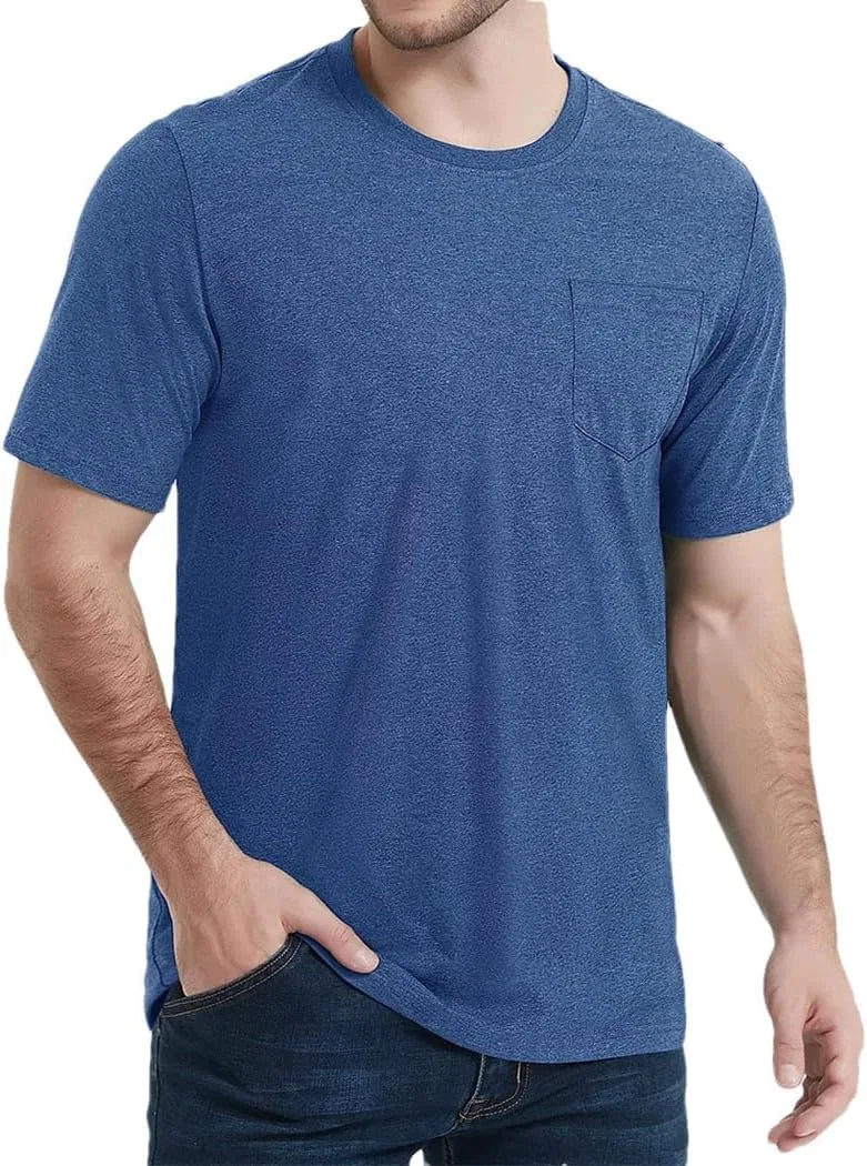 Мужская футболка с карманом на груди Basic Tee, 14