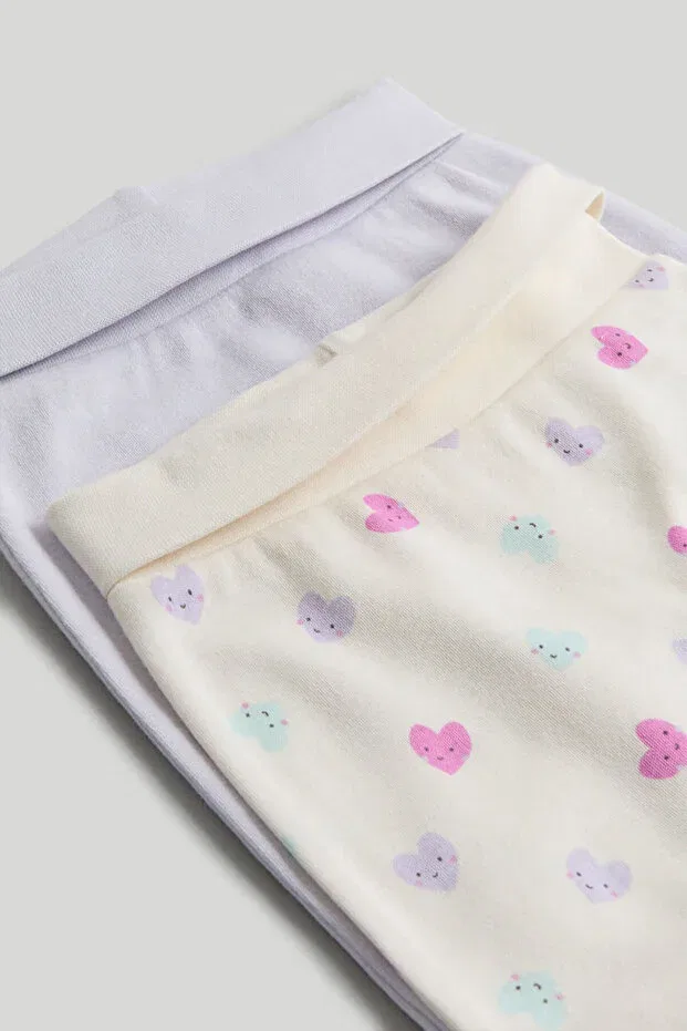 Детский комплект спортивных штанов с принтом Heart Bottom Tracksuit Set Mothercare, Multicolor — фото 2