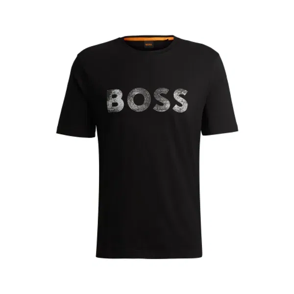 Футболка с принтом, Boss, черный — фото 2