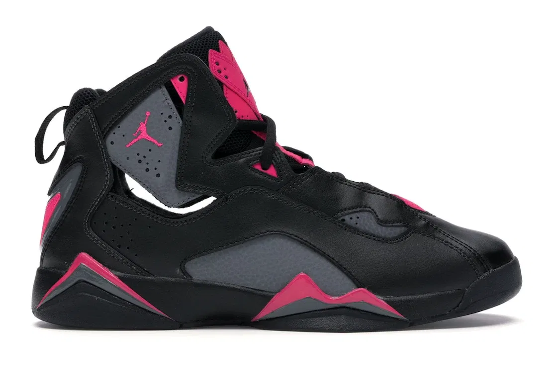 Детские кроссовки Lifestyle Jordan True Flight Jordan, Black/Dark Grey-Deadly Pink