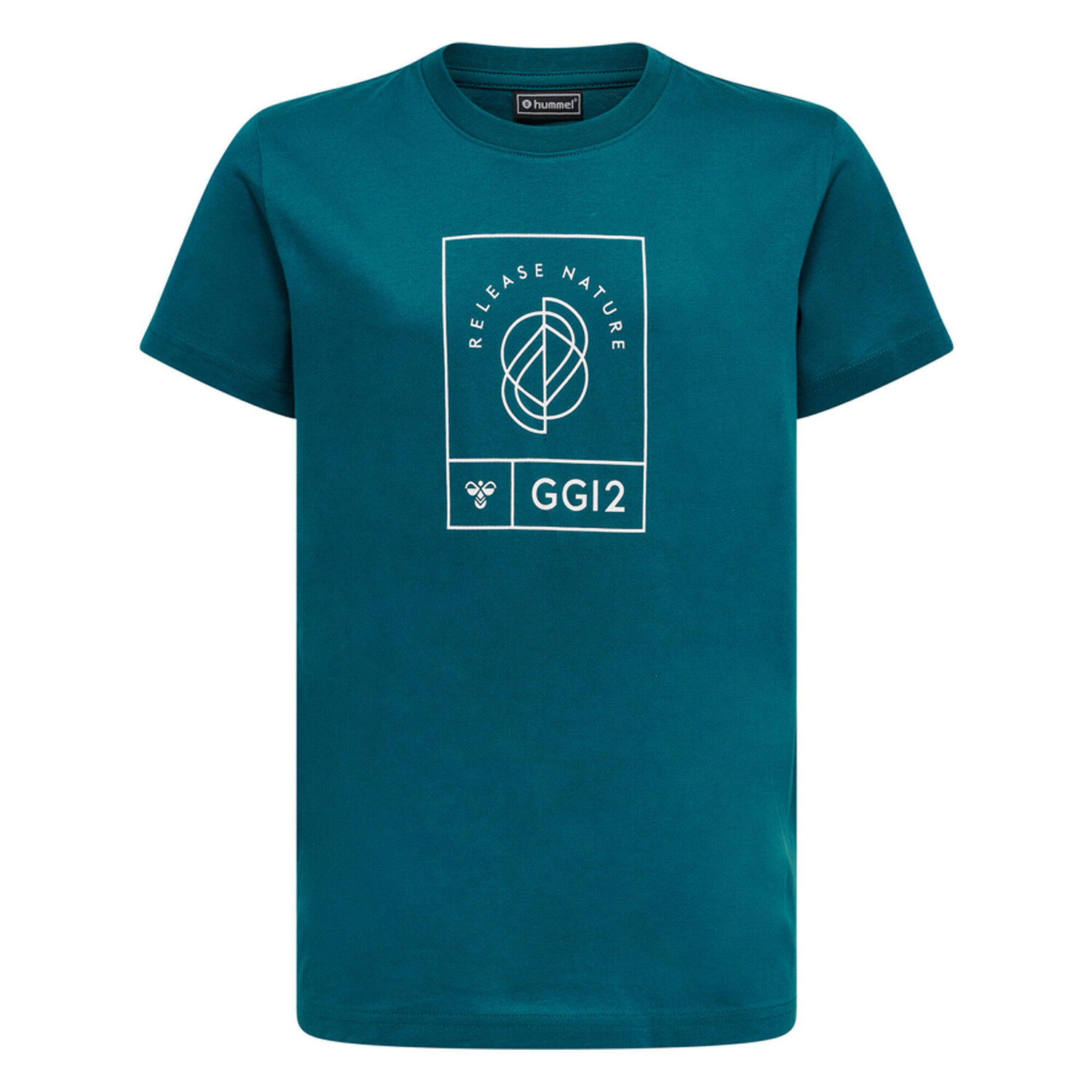 

Hmlgg12 Футболка S/S Kids Jersey S/S Unisex Kids HUMMEL, берлинская лазурь