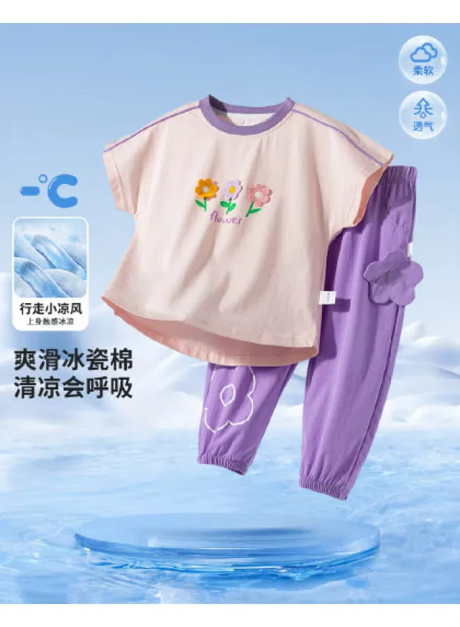 Комплект для девочки дышащий Ice-Cool Bornbay, фиолетовый