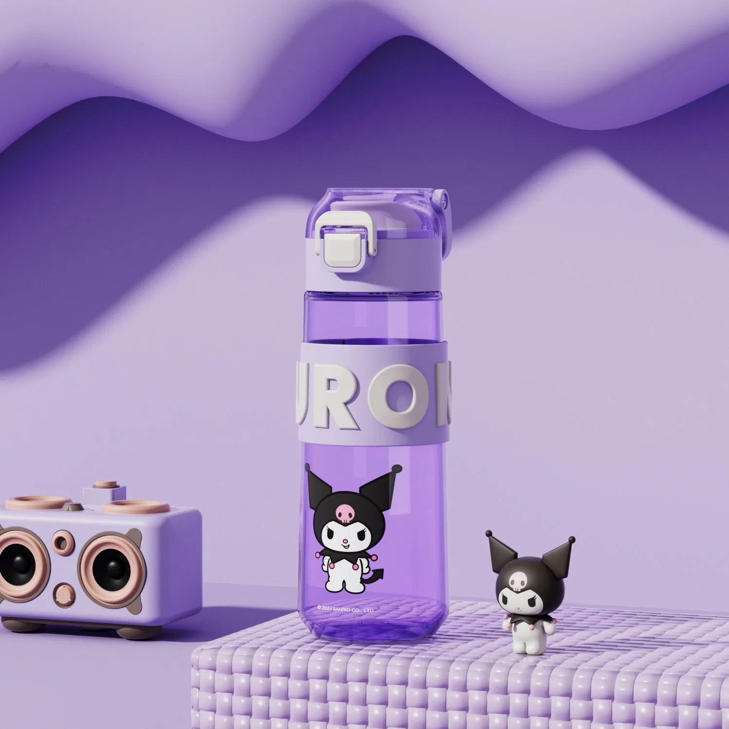 Детская кружка с крышкой 620 мл Sanrio Blue Cinnamoroll on-The-Go Cup, Blue Cinnamoroll — фото 4