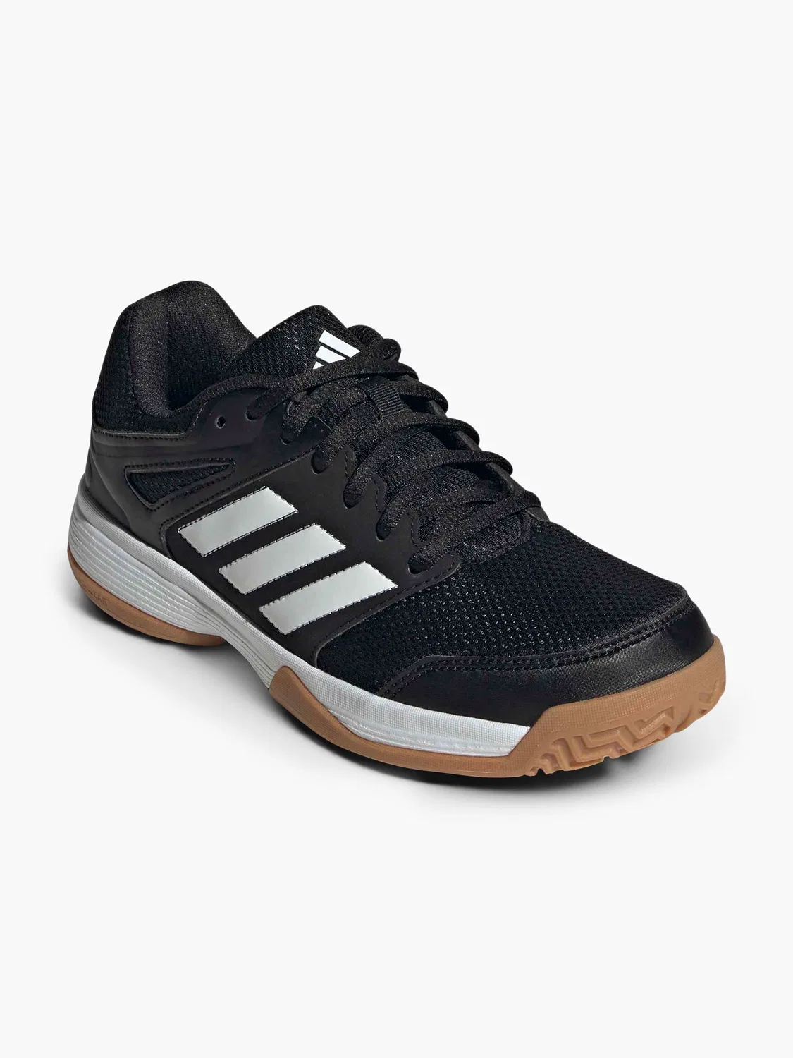 Детские футбольные бутсы для зала SPEEDCOURT K Adidas, черный — фото 2