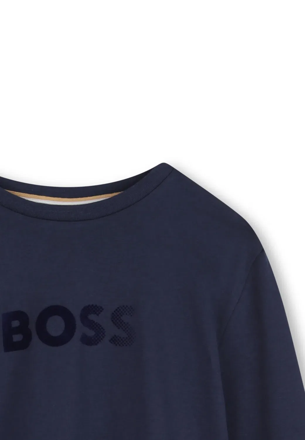 Футболка с длинным рукавом для детей и подростков - топ с длинным рукавом Boss Kidswear, Navy — фото 3