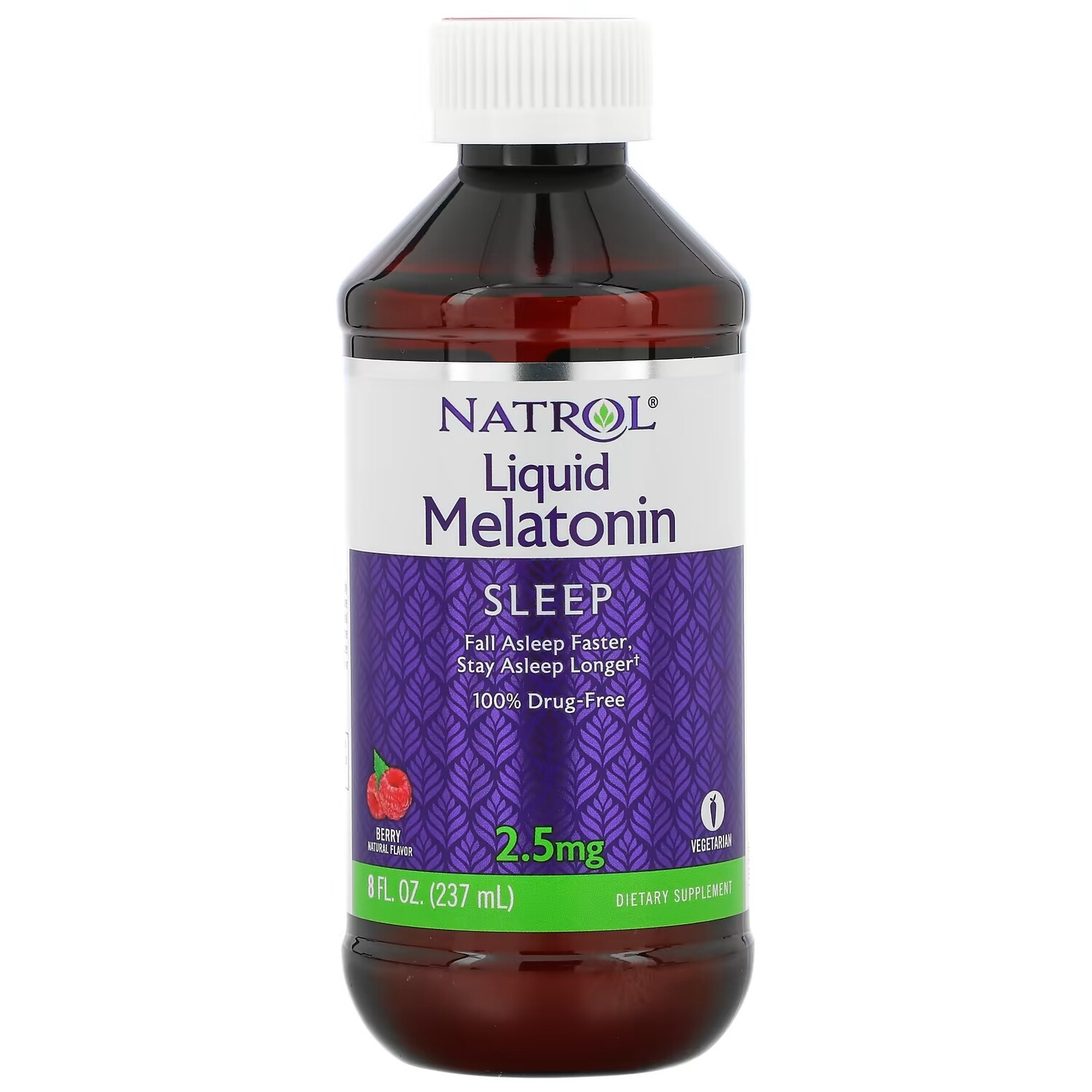 

Жидкий Мелатонин для Сна Natrol, ягодный вкус
