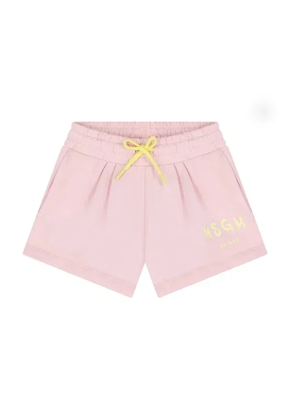 Шорты с принтом Shorts Msgm, pink, розовый