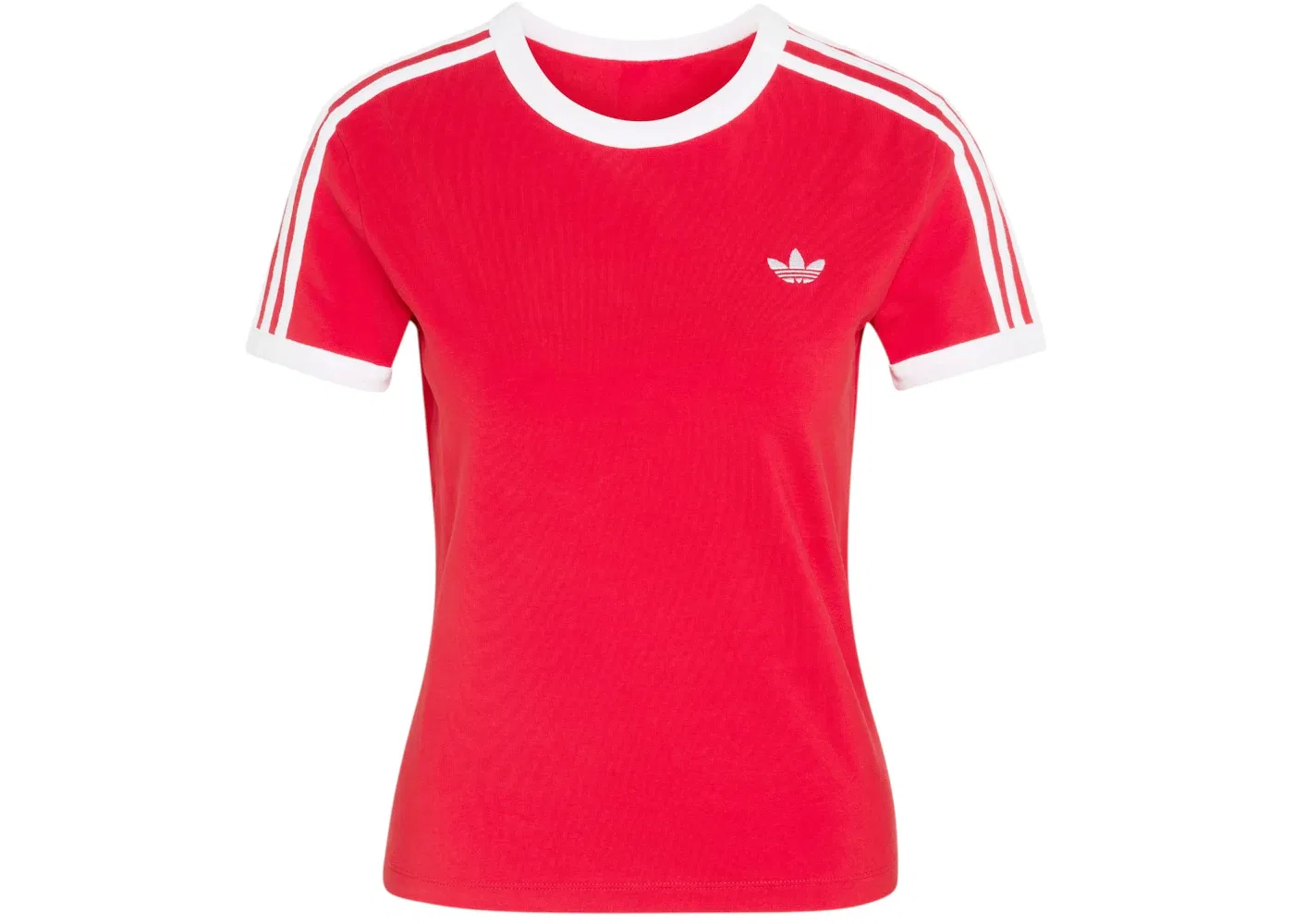 Женская футболка с принтом Tee Adidas, Better Scarlet/White