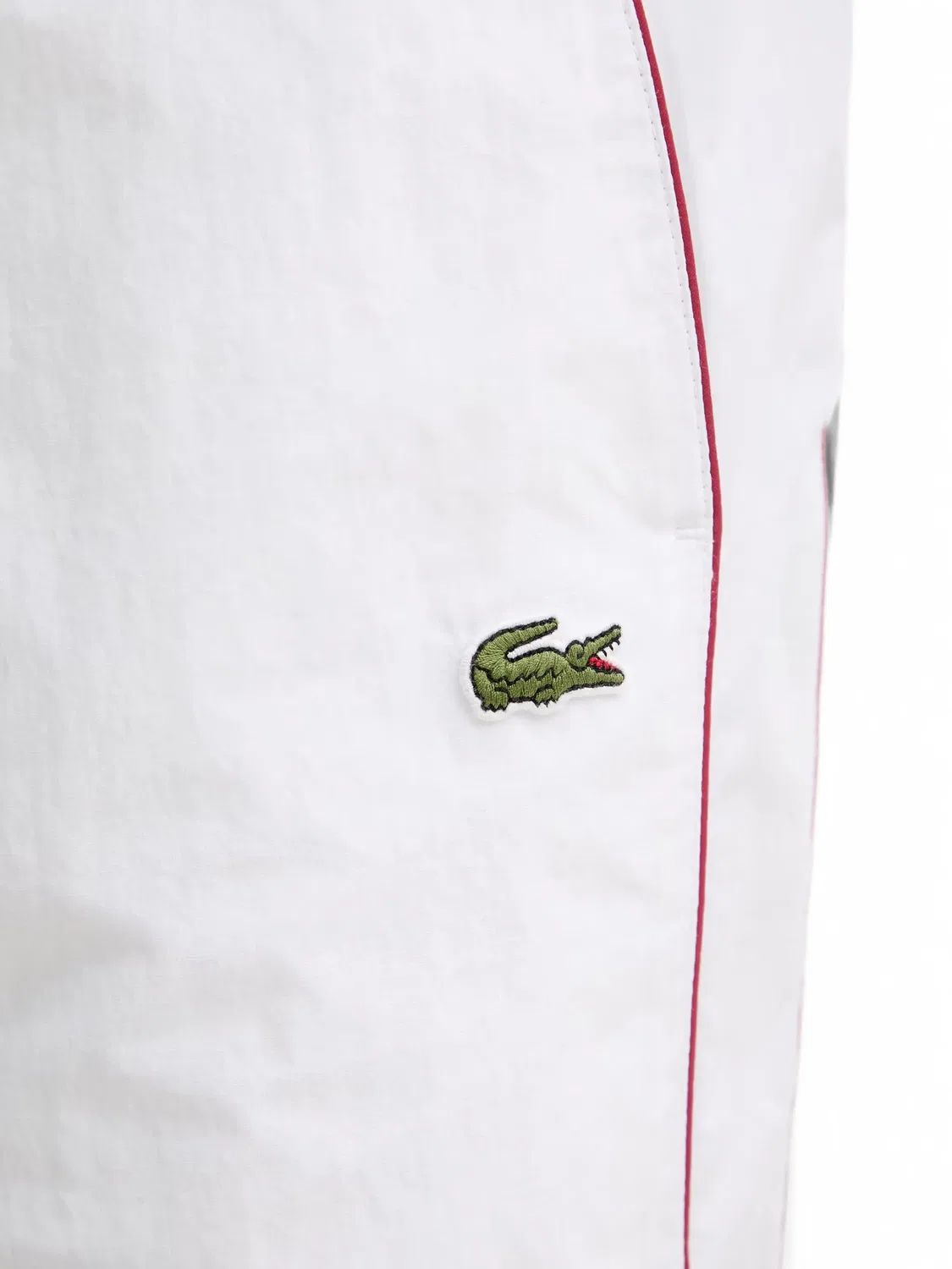 Спортивные брюки с нашивкой-логотипом Lacoste, белый — фото 4