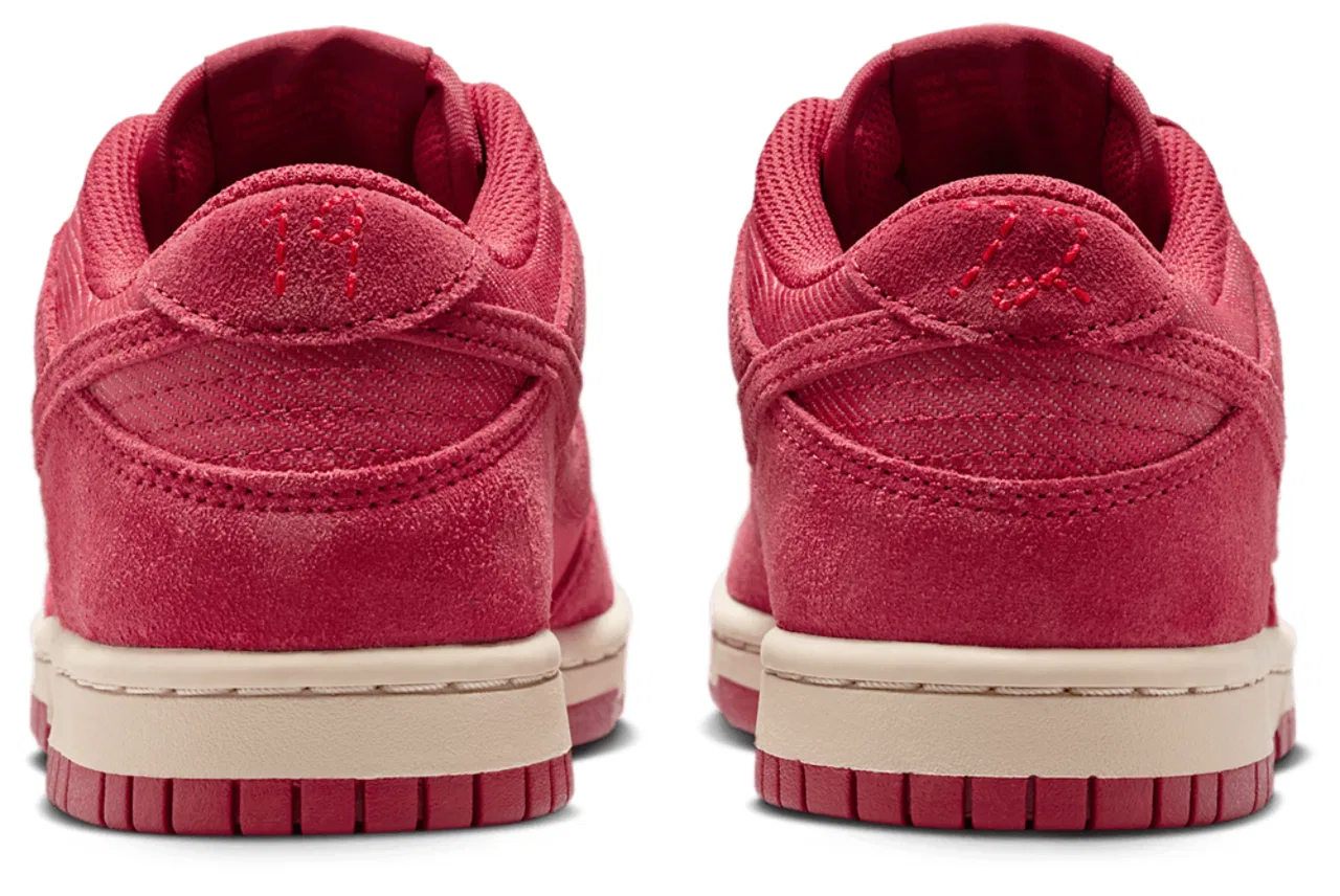 Кроссовки для мальчиков Dunk Low SE 1 Nike, цвет Team Crimson/Team Crimson/Team Crimson — фото 3