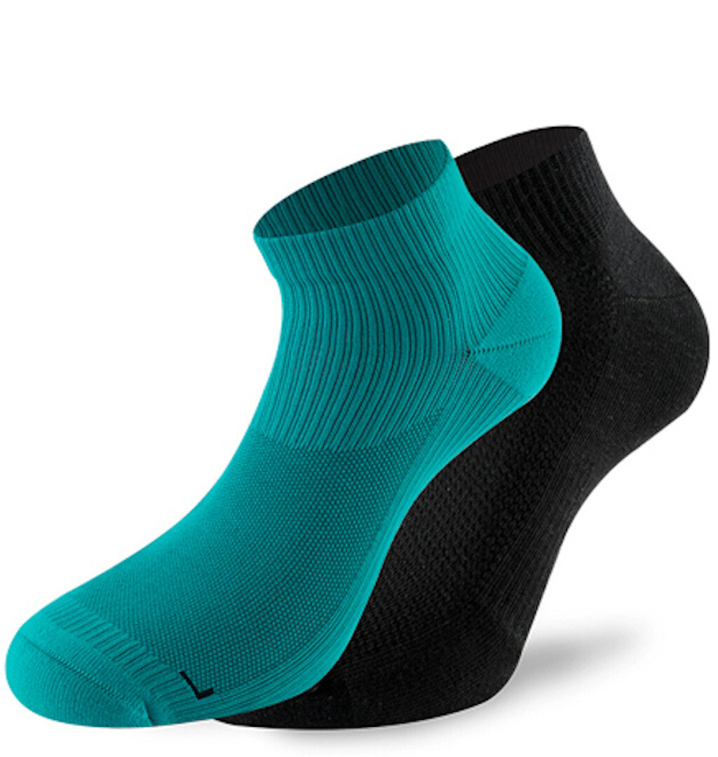 

Носки Lenz 3.0 Running, черно-зеленые
