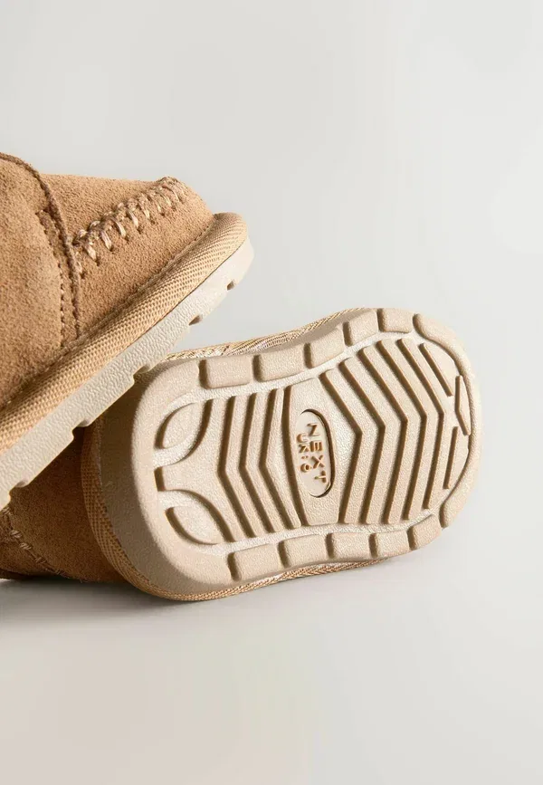 Ботинки кожаные Regular fit - baby shoes Next, Tan Brown, светло-коричневый — фото 4