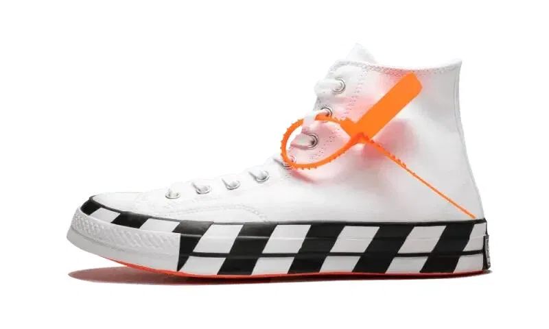 Детские высокие кеды Chuck Taylor 70s Converse, Off-White Schwarz Orange