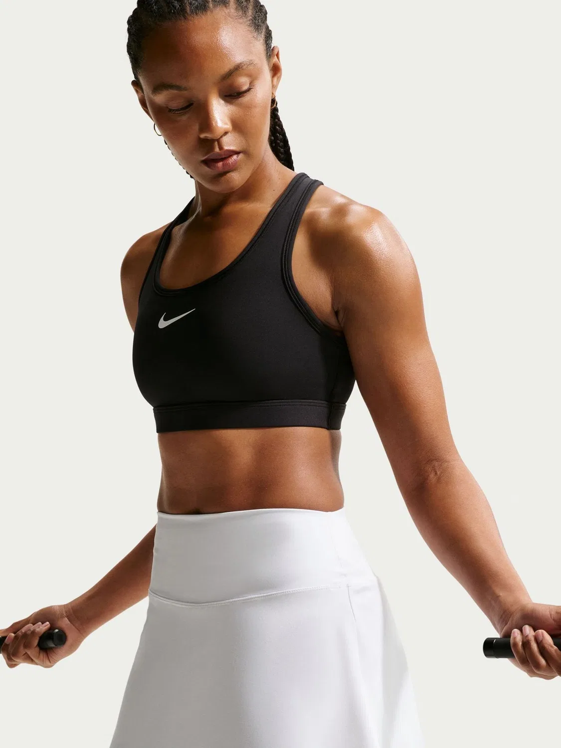Юбка Nike One Dri-FIT, белый — фото 3