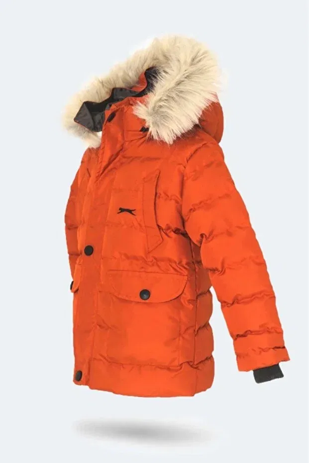 Детское пальто для девочек с длинным рукавом Slazenger, Orange — фото 4