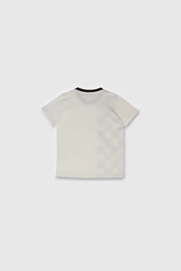 Детская футболка для мальчиков с коротким рукавом Benetton, Whitez — фото 2