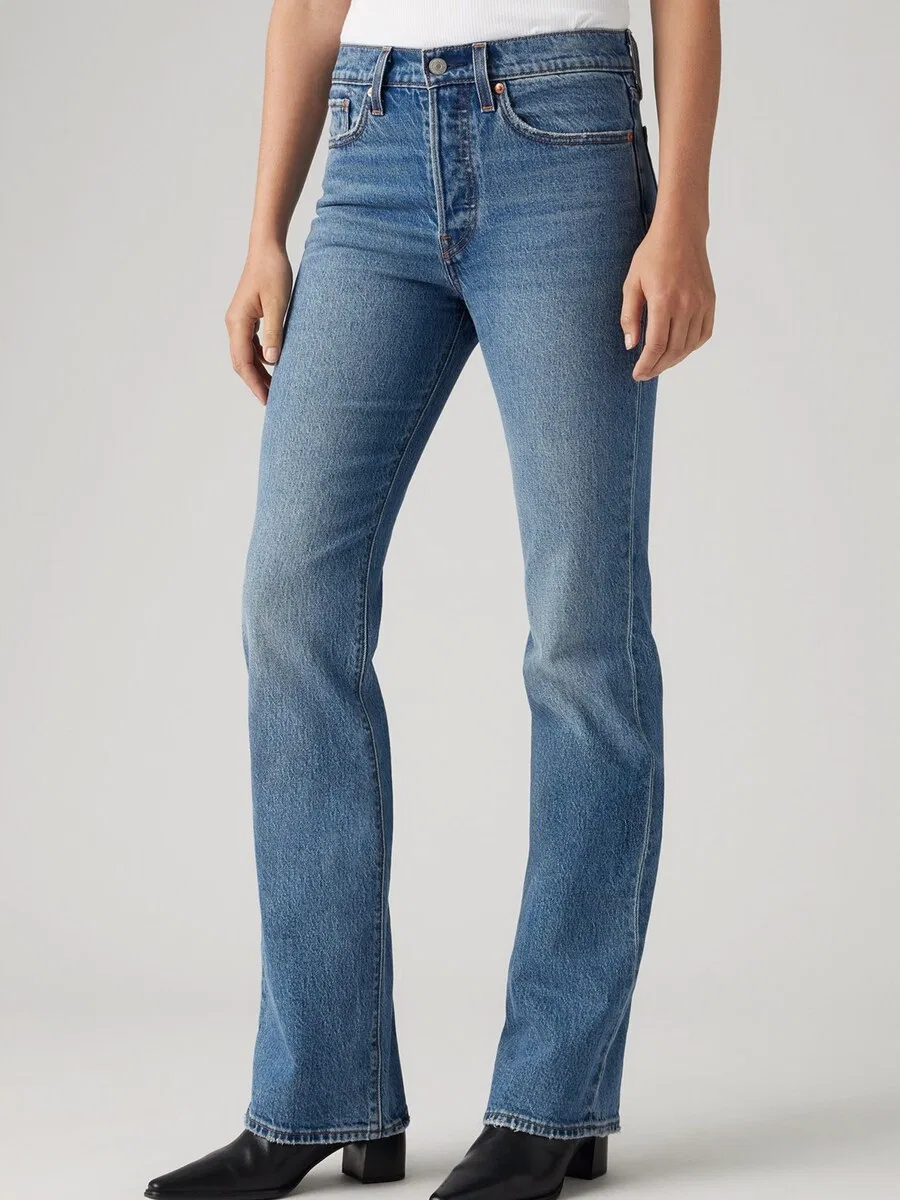 Джинсы LEVI'S Boot cut 'WEDGIE BOOT' синего цвета — фото 2