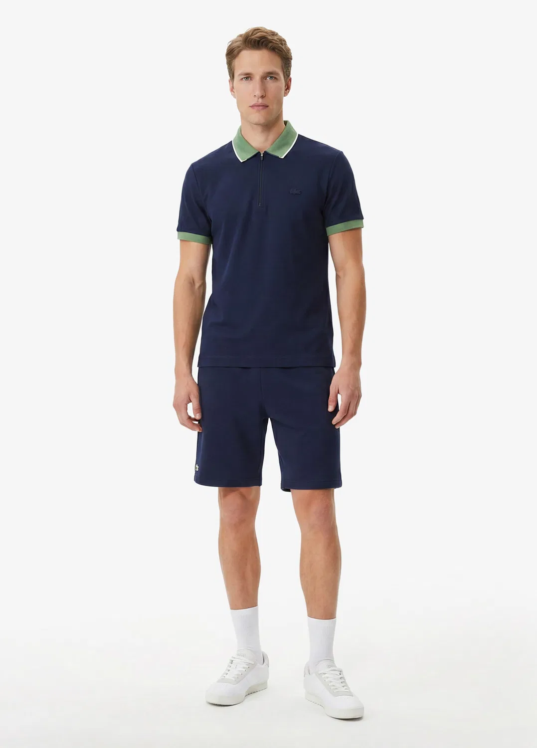 Футболка поло Lacoste Renk Bloklu Lacivert, синий — фото 3