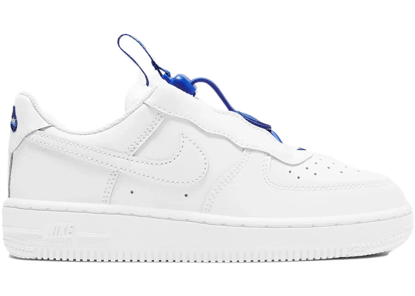 Детские кроссовки Lifestyle Nike Force 1 Toggle, White/Hyper Royal/White