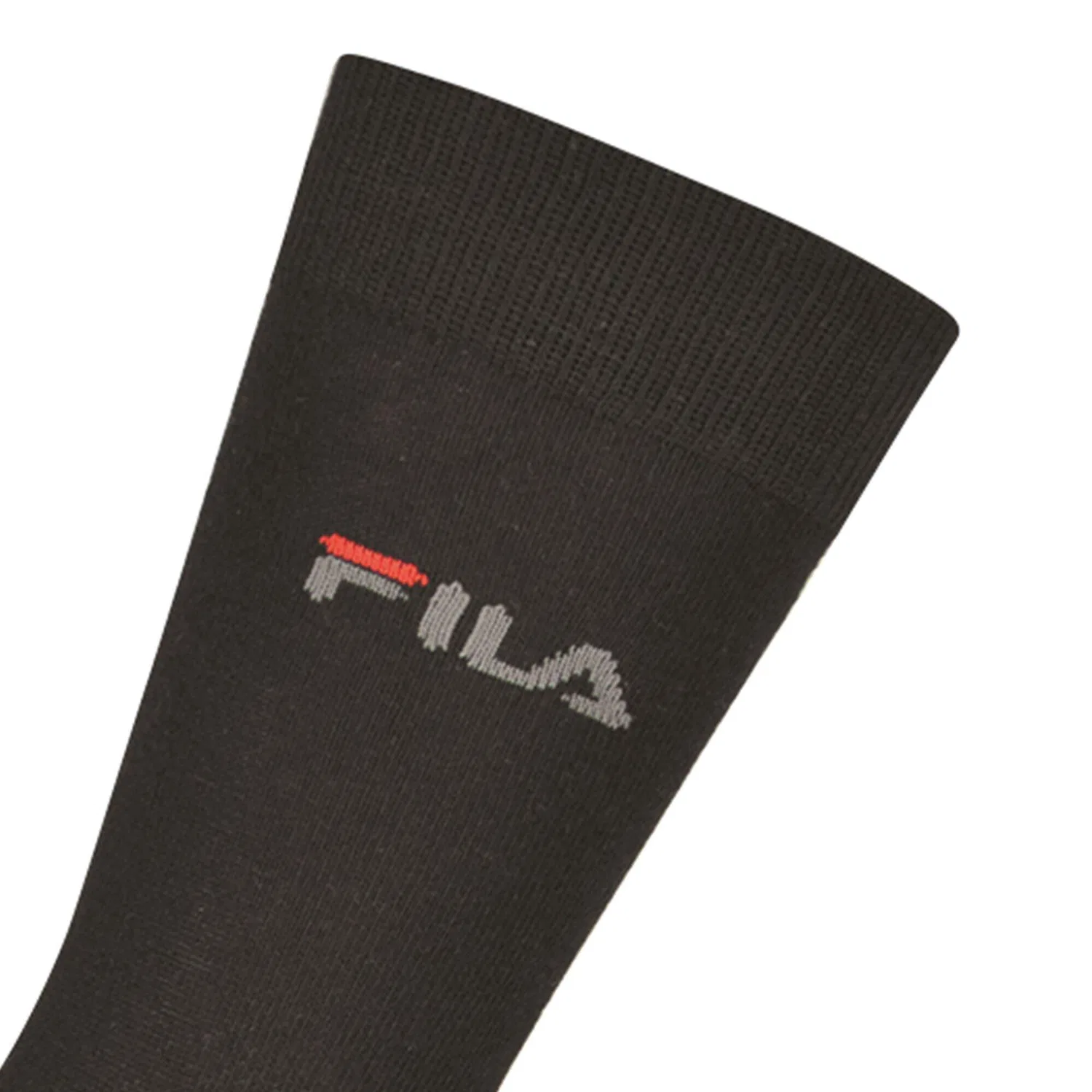 Детские носки с логотипом Fila, 3 пары, черные — фото 3