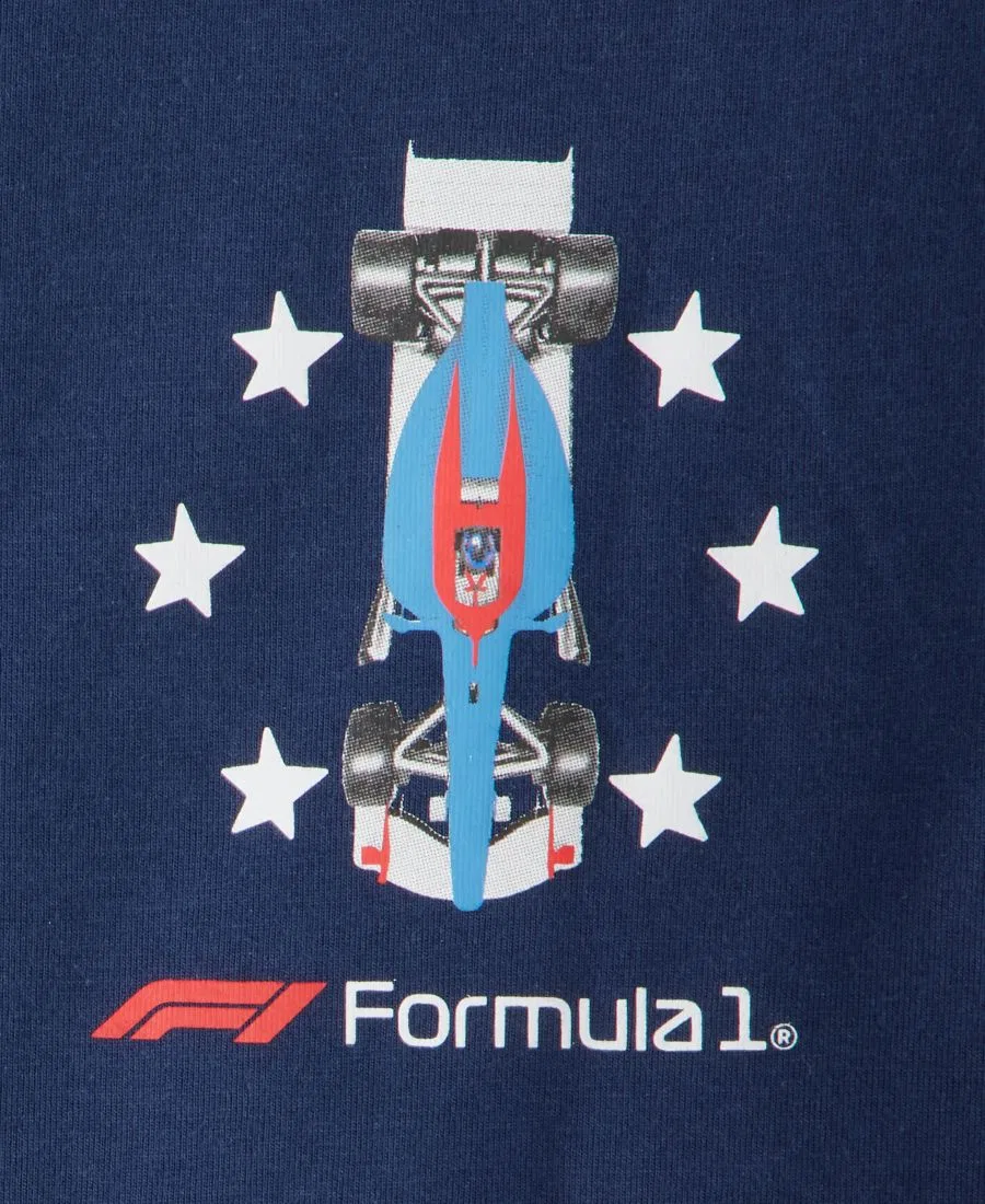 Футболка с принтом Formula 1 с коротким рукавом Epic Threads, Navy Nautical — фото 3