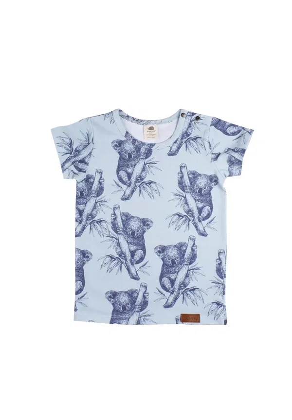 Футболка с принтом Koalas-t-Shirt Walkiddy, синий — фото 2