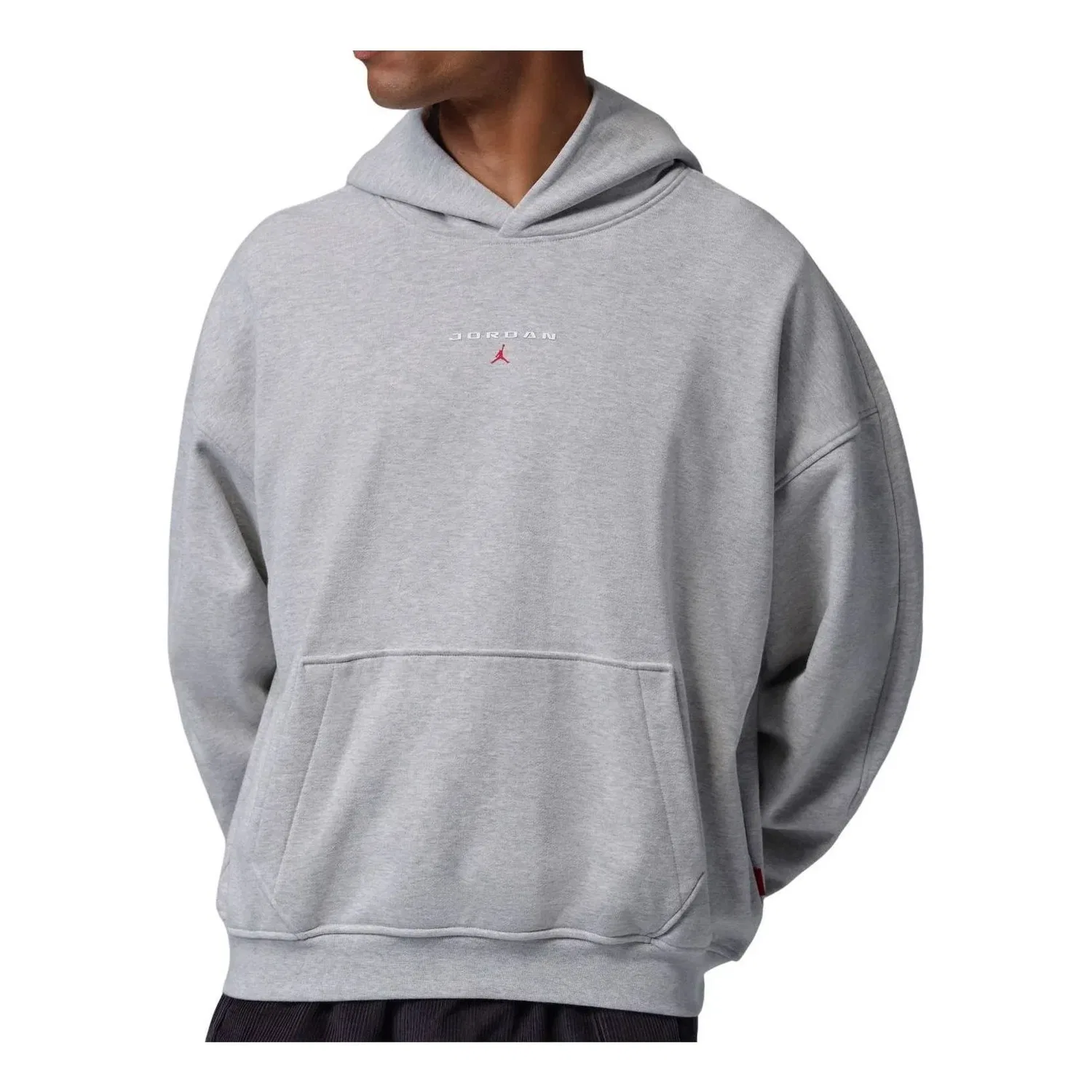 Мужское худи Oversized Jordan Flight Fleece, серый