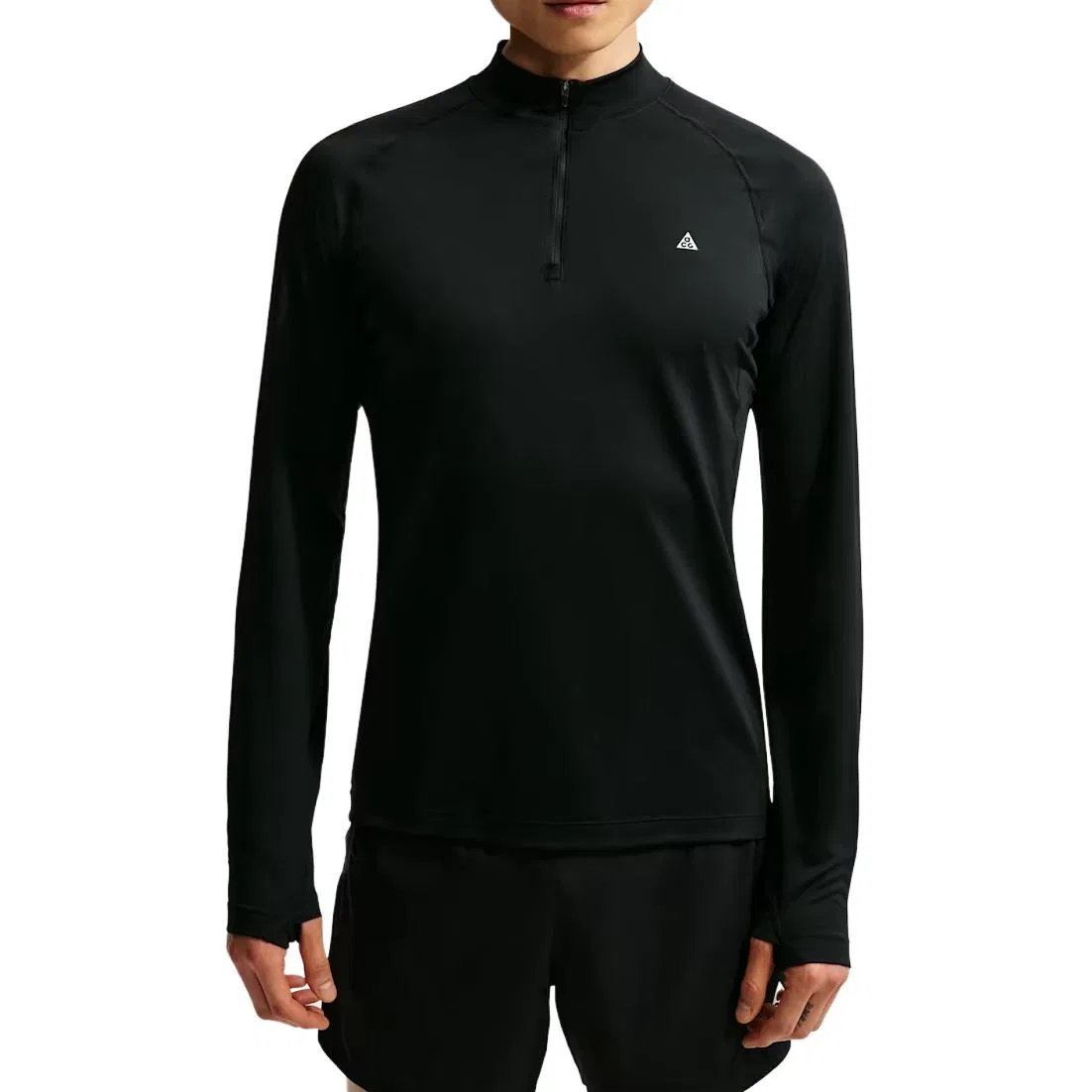 Мужская футболка с воротником-стойкой Nike ACG Dri-FIT, Black