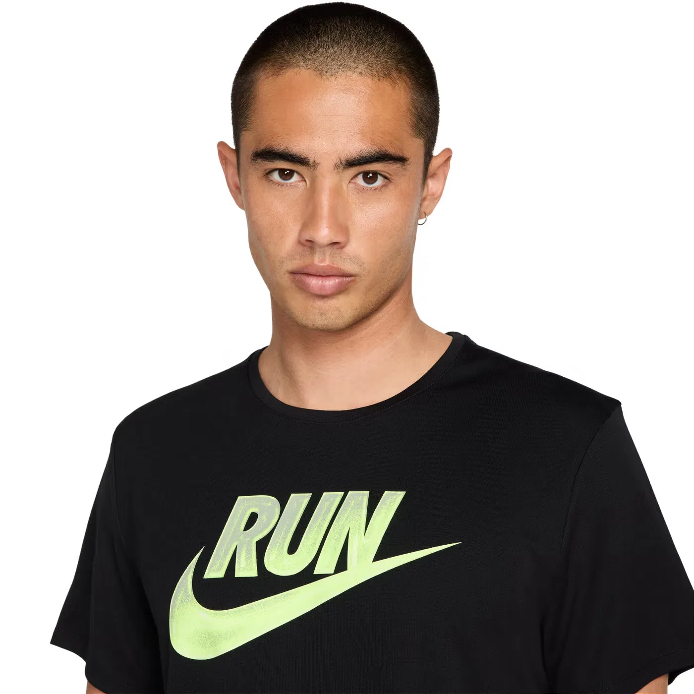 Футболка с принтом Miler Run Energy Nike, черный — фото 2