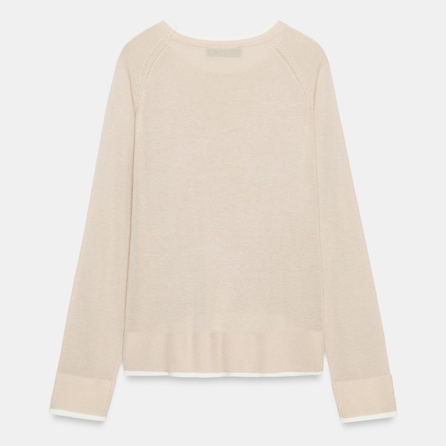 Джемпер Zara Double Knit, песочный — фото 2