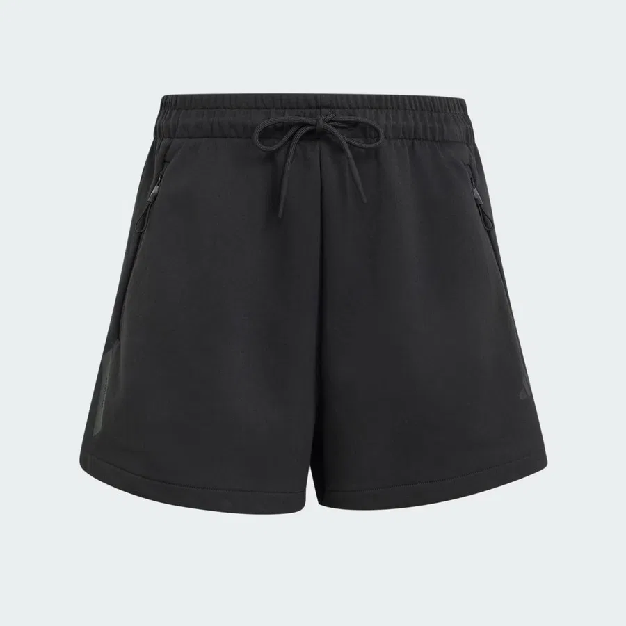 Шорты женские свободного кроя Z.N.E. adidas, Черный — фото 4