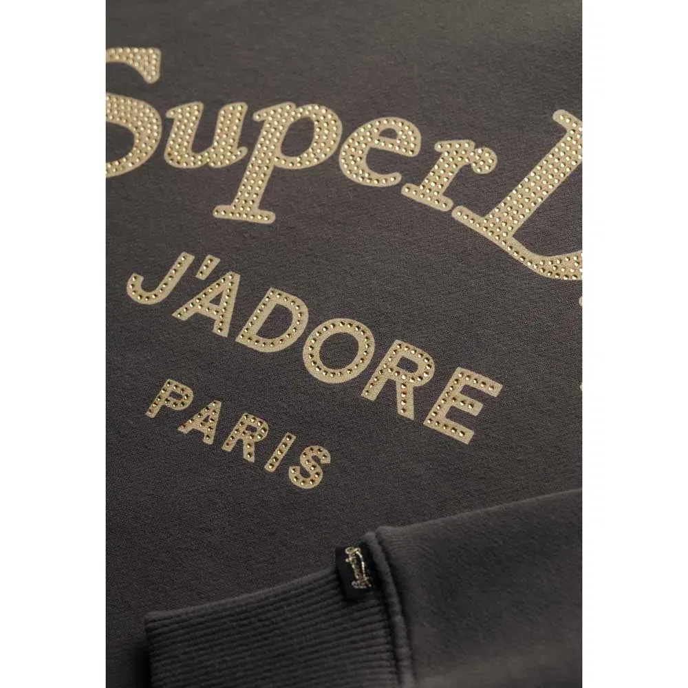 Худи свободного кроя Superdry Brand Mark Loose Fit Superdry, серый — фото 2