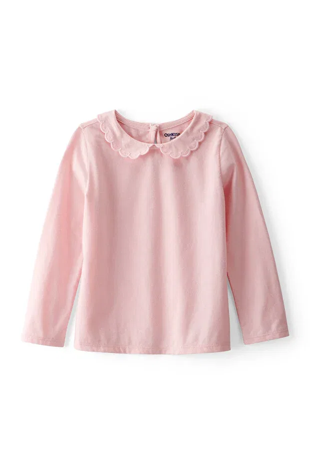 Детская футболка с длинным рукавом Oshkosh, Pink