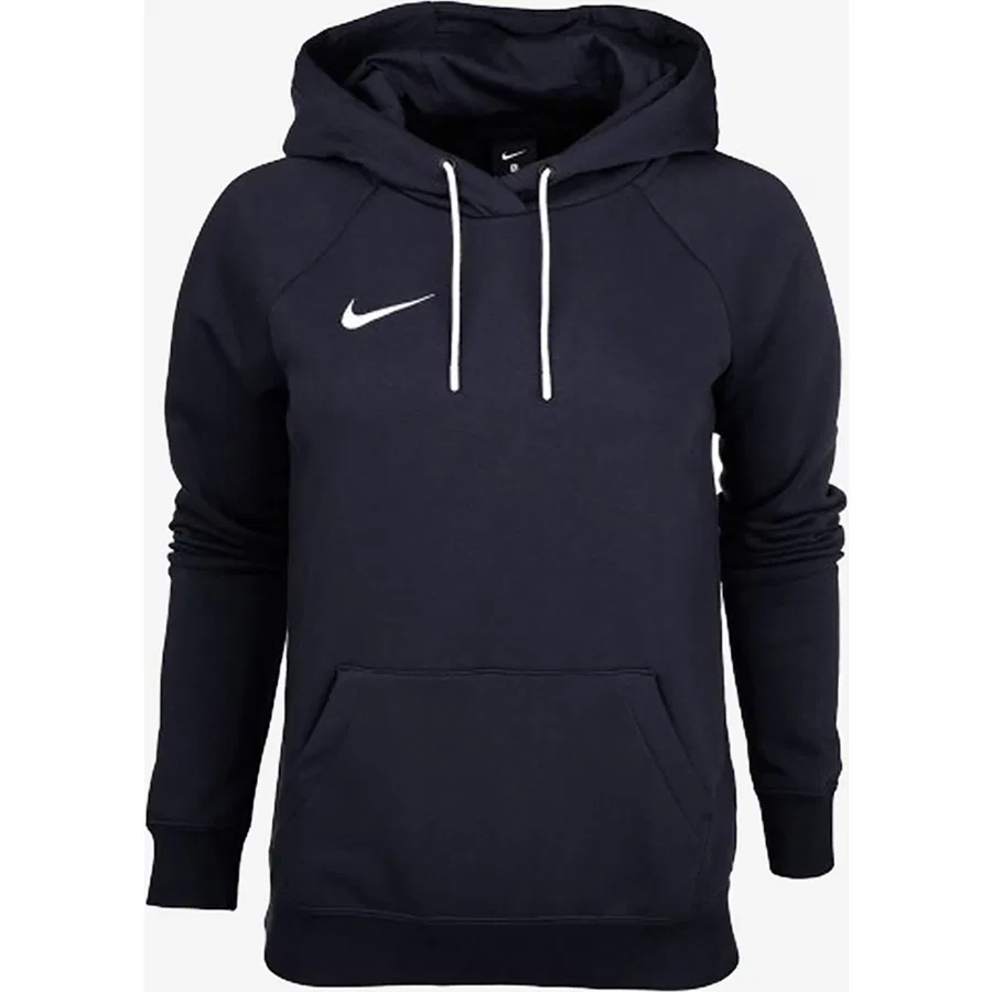 Женский свитшот-худи с капюшоном, флисовый, Nike Park Fleece Pullover, XL, Темно-синий — фото 3