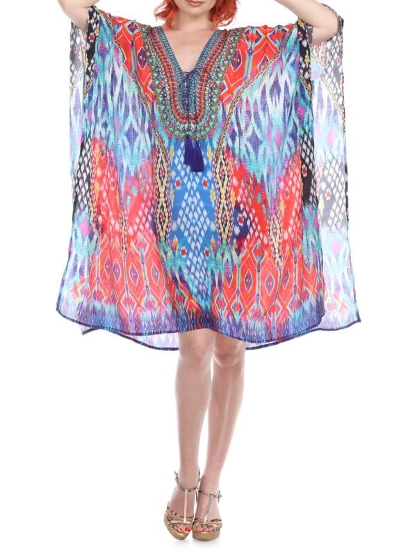 

Накидка изумительного кафтана на шнуровке amazon La Moda Clothing Blue multi, Фиолетовый, Накидка изумительного кафтана на шнуровке amazon La Moda Clothing Blue multi