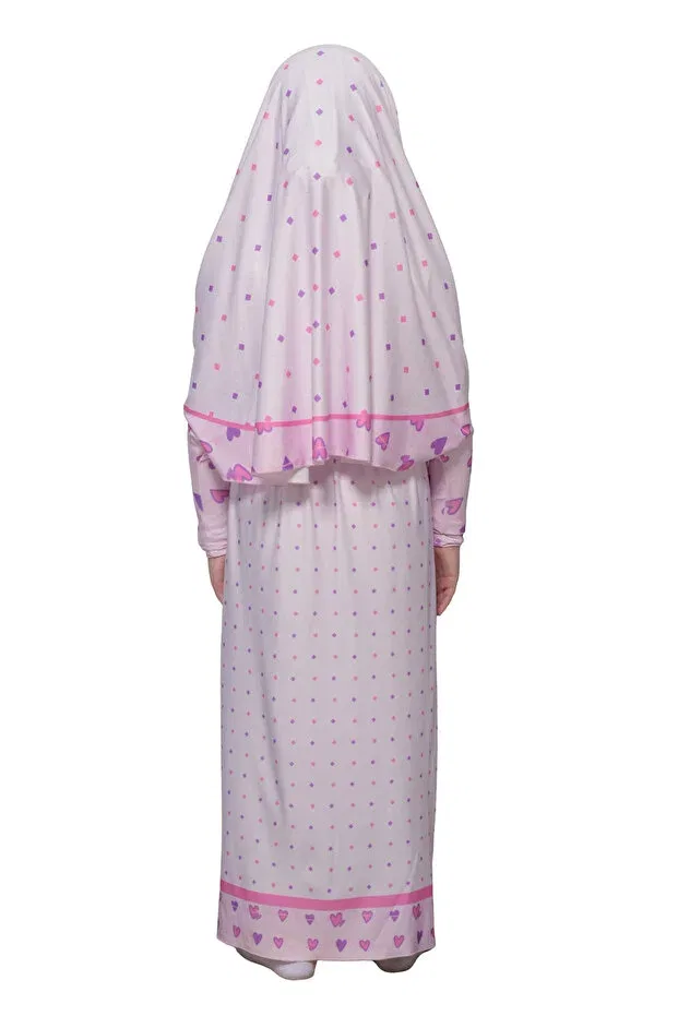 Детское платье-блейзер для девочек с принтом Modest Clothing Altobeh, Pink — фото 4