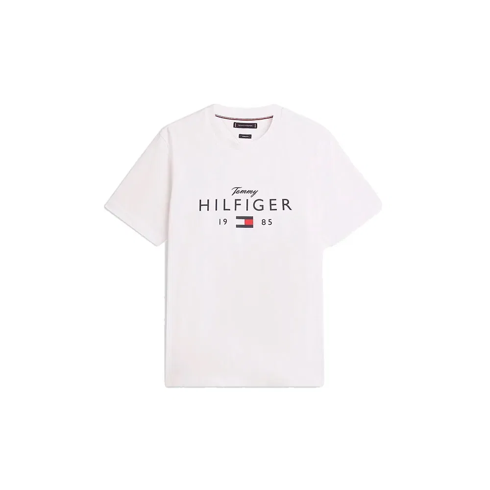Мужская футболка с принтом Brand Love Big Tommy hilfiger, White — фото 3