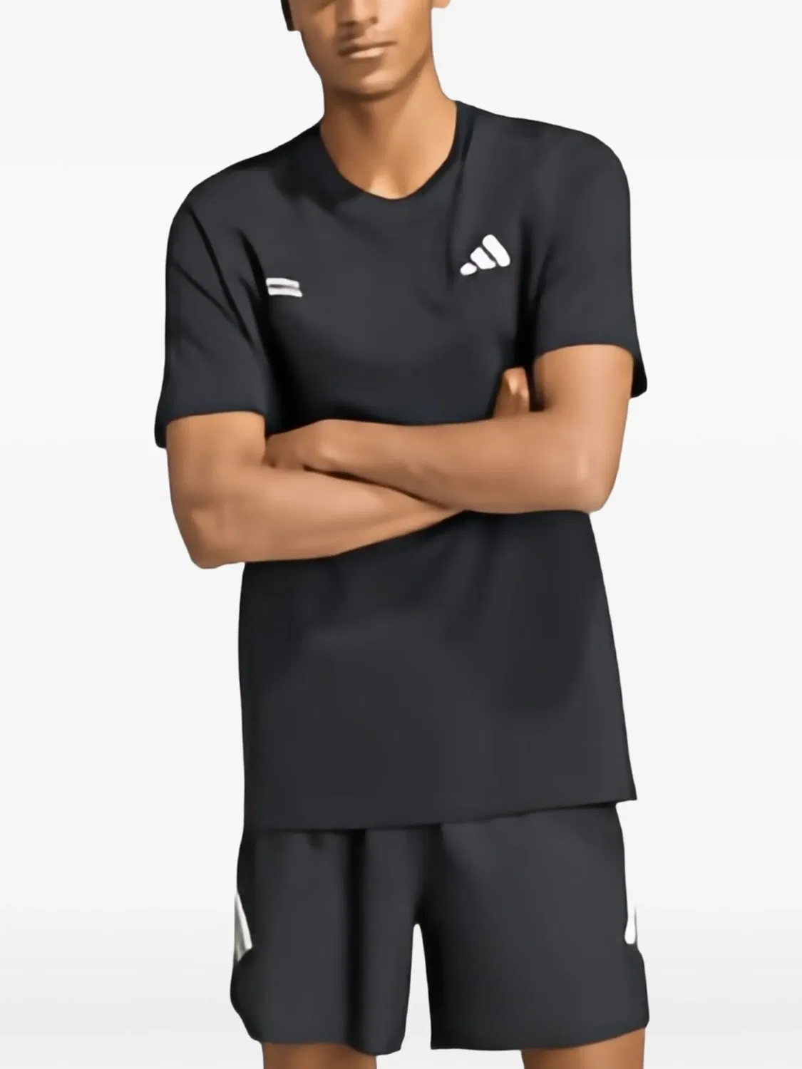 Футболка с графичным принтом Adidas, черный