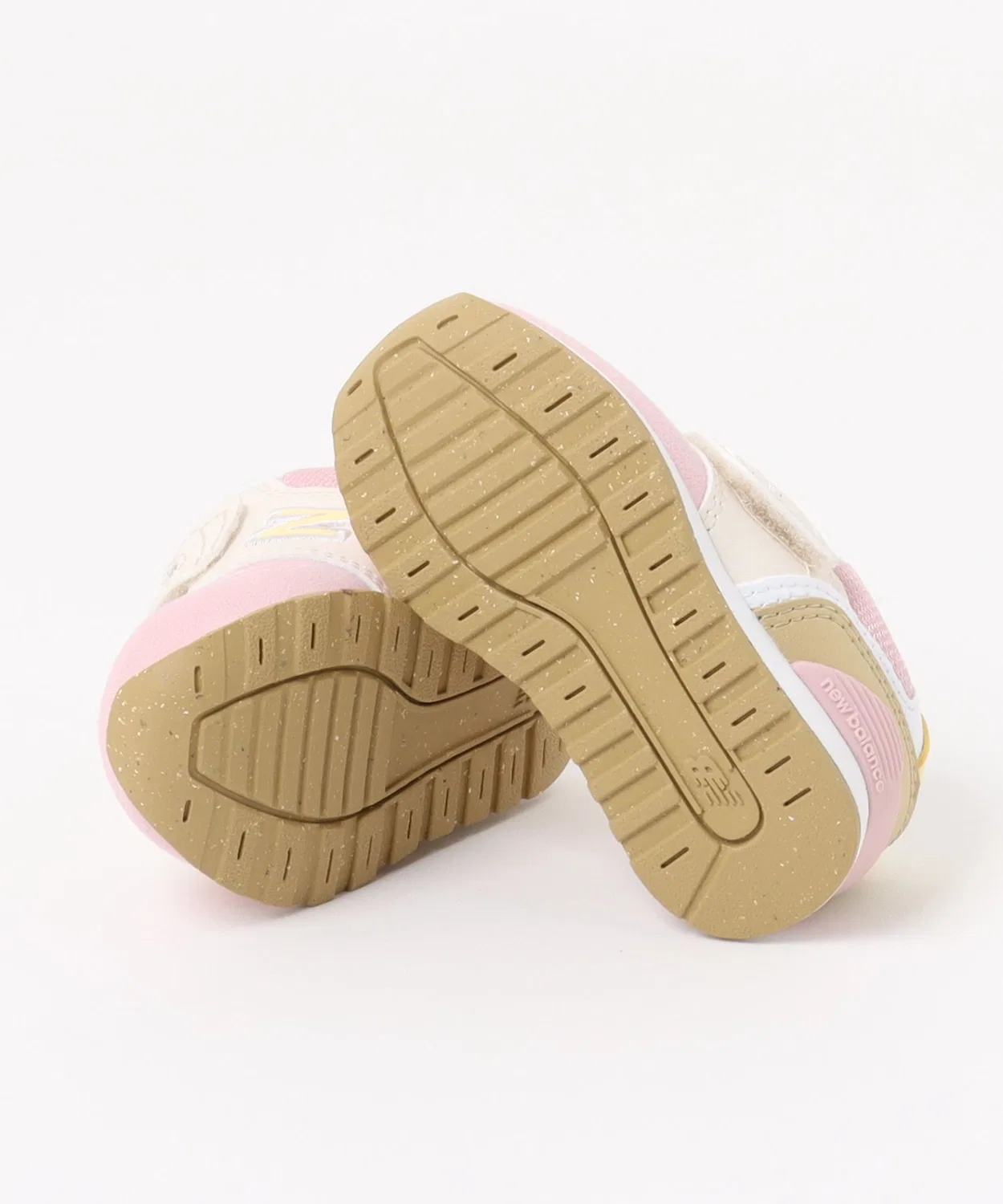 Детские кроссовки с липучкой I996 5MO New Balance, Beige/Pink — фото 3